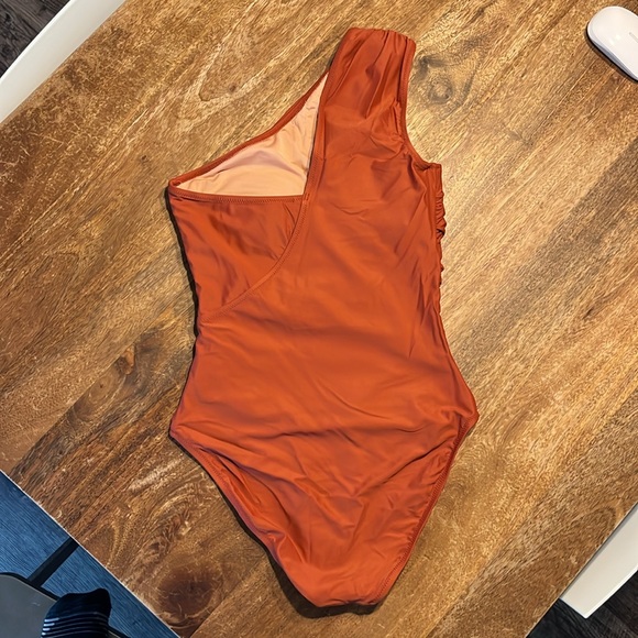 J. Crew Ruched One-Shoulder One-Piece - Picture 5 of 8